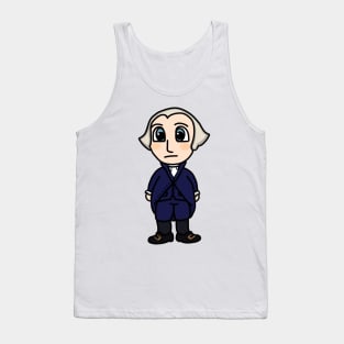 Chibi President George Washington (Large Print) Tank Top